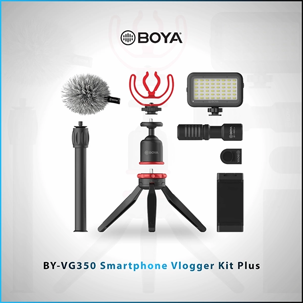 BOYA BY-VG350 SMARTPHONE VLOGGER KIT PLUS - MICROPHONE