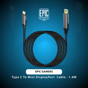 EPIC GAMERS TYPE-C TO MINI DISPLAYPORT CABLE 1.8M