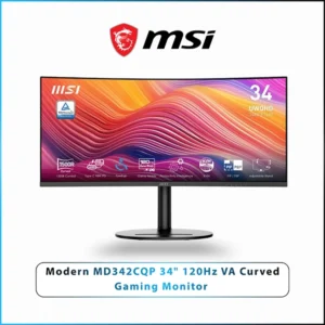 MSI MODERN MD342CQP 34" UWQHD 120HZ VA CURVED MONITOR