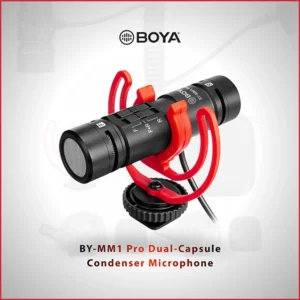 BOYA BY-MM1 PRO DUAL-CAPSULE CONDENSER MICROPHONE