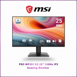 MSI PRO MP251 E2 25" 120HZ IPS FHD GAMING MONITOR