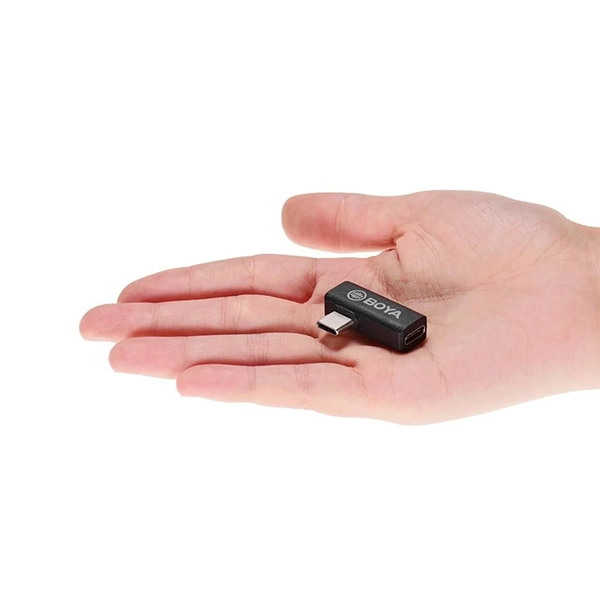BOYA BY-K5 USB TYPE-C MALE TO TYPE-C FEMALE RIGHT-ANGLE ADAPTER - Image 4