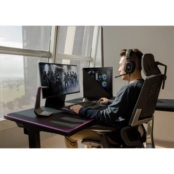 THERMALTAKE TOUGHDESK 500L RGB BATTLESTATION HYDRAULIC GAMING DESK - Image 6