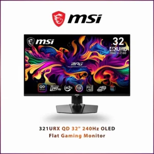 MSI 321URX QD 32" 4K 240HZ QD-OLED FLAT GAMING MONITOR