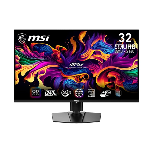 MSI 321URX QD 32" 4K 240HZ QD-OLED FLAT GAMING MONITOR - Image 2