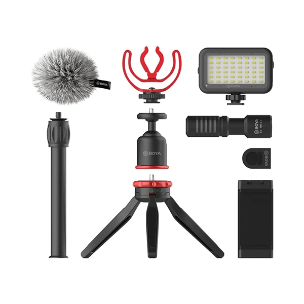 BOYA BY-VG350 SMARTPHONE VLOGGER KIT PLUS - MICROPHONE - Image 2