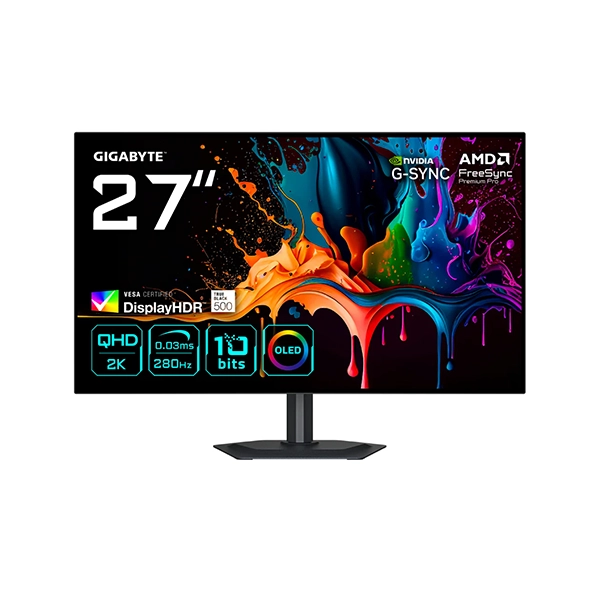 GIGABYTE MO27Q28G 27" WOLED 280HZ 0.03MS GAMING MONITOR QHD - Image 2