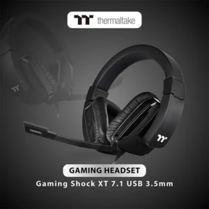 THERMALTAKE SHOCK XT 7.1 VIRTUAL SURROUND GAMING HEADSET – BLACK