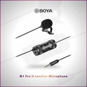 BOYA BY-M1 PRO II LAVALIER MICROPHONE - OMNIDIRECTIONAL CLIP MIC
