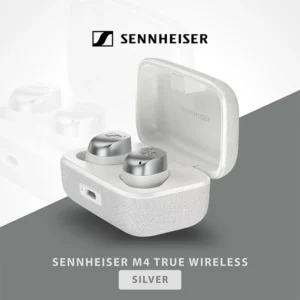 SENNHEISER MOMENTUM 4 TRUE WIRELESS EARBUDS SILVER