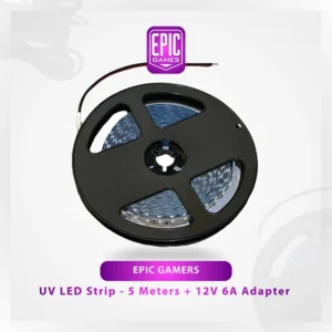 EPIC GAMERS UV LED STRIP 5M WITH 12V 6A ADAPTER