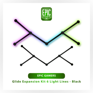 EPIC GAMERS GLIDE EXPANSION KIT 6 LIGHT LINES – BLACK