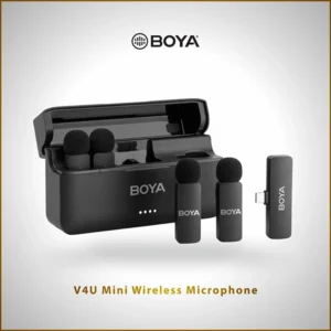 BOYA BY-V4U MINI WIRELESS MICROPHONE SYSTEM: USB-C
