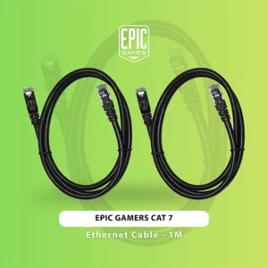 EPIC GAMERS CAT 7 ETHERNET CABLE 1M - LAN CABLE