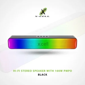 XCELL HI-FI STEREO SPEAKER 100W PMPO BLACK
