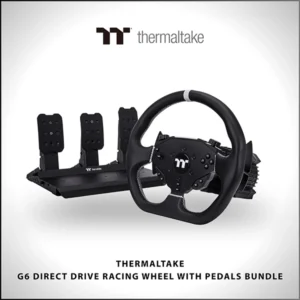 THERMALTAKE G6 DIRECT DRIVE RACING WHEEL WITH PEDALS BUNDLE