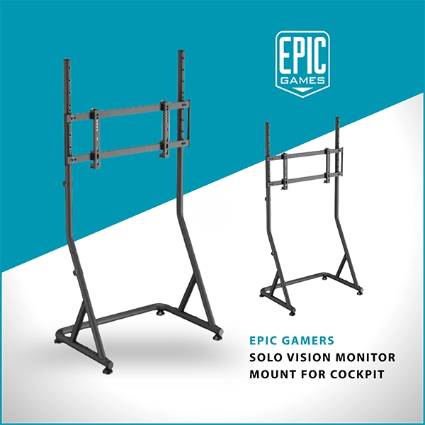 EPIC GAMERS SOLO VISION MONITOR MOUNT FOR COCKPIT BLACK