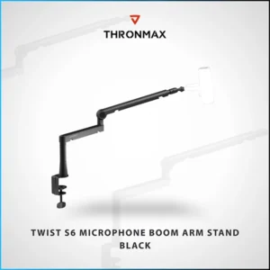 THRONMAX TWIST S6 MICROPHONE BOOM ARM STAND BLACK