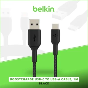 BELKIN BOOSTCHARGE USB-C TO USB-A CABLE, 1M, BLACK