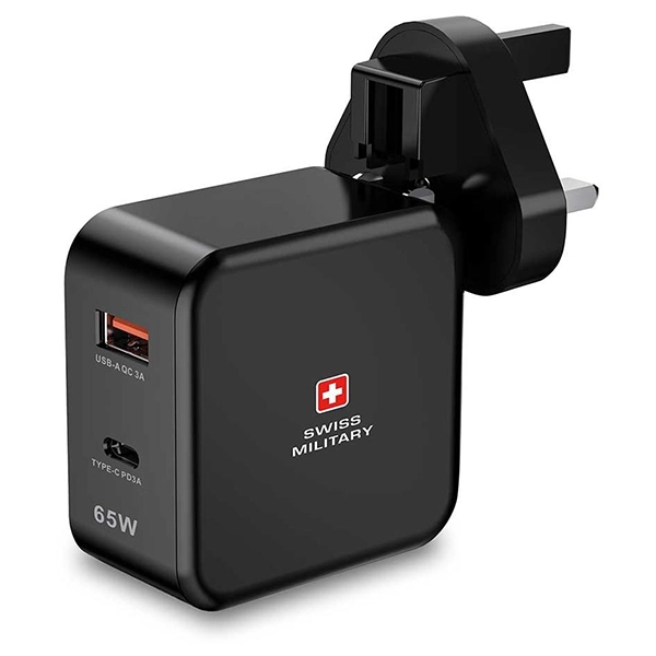 SWISS MILITARY POWER STATION PD AC-CHARGER 65W BLACK - Image 2
