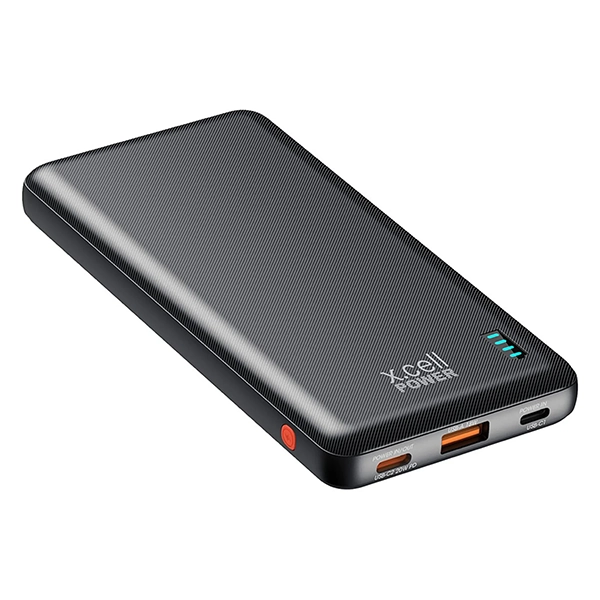 XCELL POWER BANK 10000MAH C IN & OUT PD BLACK - Image 2