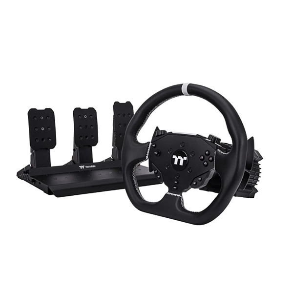 THERMALTAKE G6 DIRECT DRIVE RACING WHEEL WITH PEDALS BUNDLE - Image 2