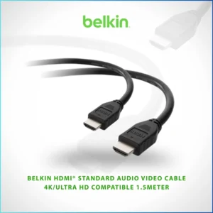 BELKIN HDMI® STANDARD AUDIO VIDEO CABLE 4K/ULTRA HD COMPATIBLE 1.5M