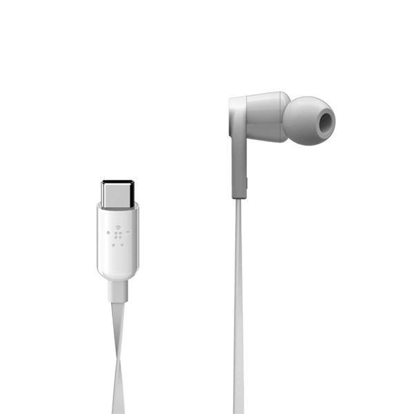 BELKIN HEADPHONES USB-C CONNECTOR WHITE - Image 3