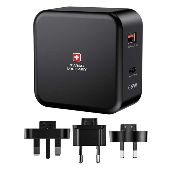 SWISS MILITARY POWER STATION PD AC-CHARGER 65W BLACK - Image 3