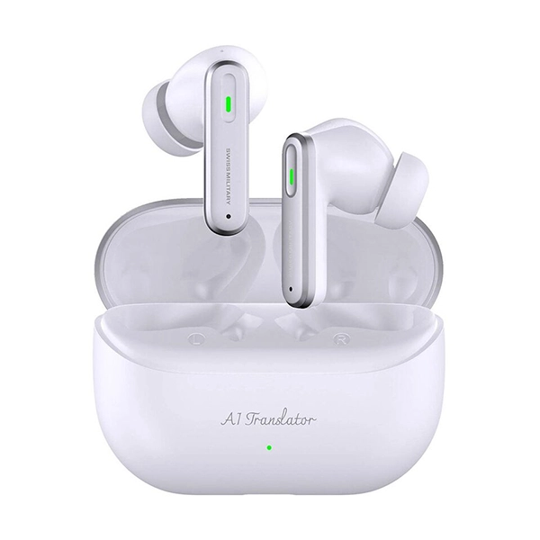 SWISS MILITARY DELTA-AI-ANC PREMIUM AI TRANSLATION TWS EARBUDS WHITE - Image 3