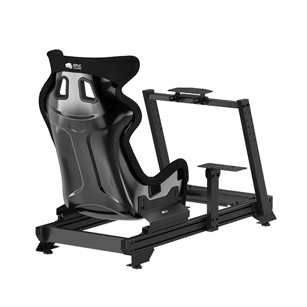 EPIC GAMERS STRIX SIM RACING COCKPIT WITH GEAR SHIFT MOUNT & SEAT - Image 4