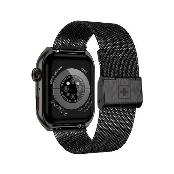 SWISS MILITARY ALPS3 SMARTWATCH GUN FRAME WITH GUN STEEL STRAP - Image 6