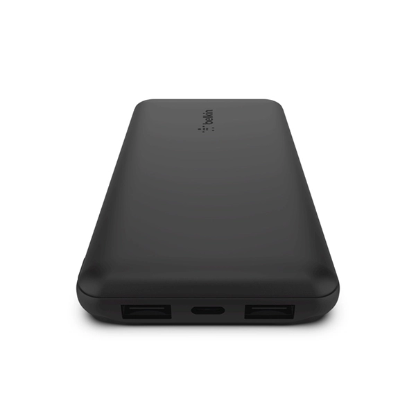 BELKIN BOOSTCHARGE 3-PORT 10K POWER BANK WITH USB-C 15W DUAL USB-A BLACK - Image 6