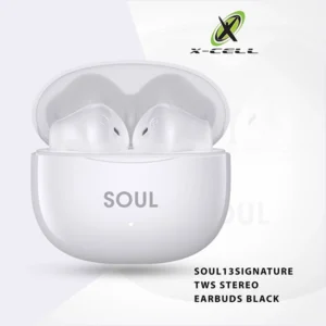 XCELL SOUL 13SIGNATURE TWS STEREO EARBUDS WHITE