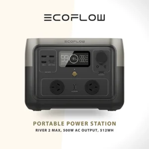 ECOFLOW RIVER 2 MAX PORTABLE POWER STATION 500W 512WH