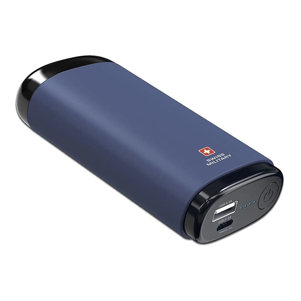 SWISS MILITARY SM POWER BANK 10000MAH 30W BLUE - Image 2