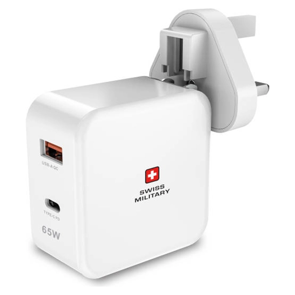 SWISS MILITARY POWER STATION PD AC-CHARGER 65W WHITE - Image 2