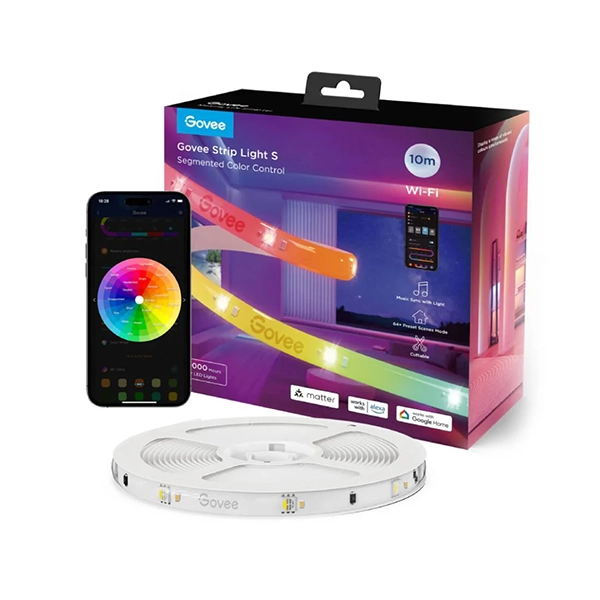 GOVEE RGBIC LED STRIP LIGHTS S 10M WIFI BLUETOOTH - Image 2