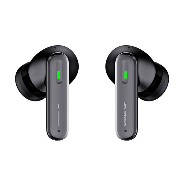 SWISS MILITARY DELTA-AI-ANC PREMIUM AI TRANSLATION TWS EARBUDS BLACK - Image 3