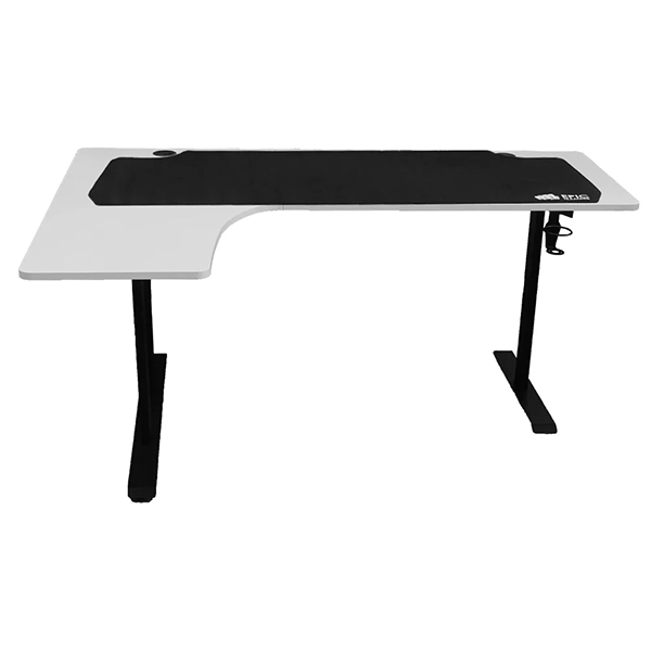 EPIC GAMER PRO V3 GAMING CORNER TABLE RGB WHITE - Image 5