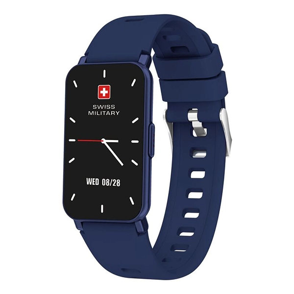 SM SMARTBAND COLOR DISPLAY HEART RATE MONITOR - BLUE FRAME / BLUE SILICONE STRAP - Image 4