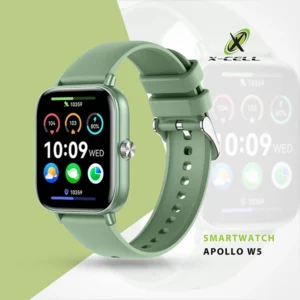 XCELL SMARTWATCH GREEN FRAME GREEN SILICONE STRAP