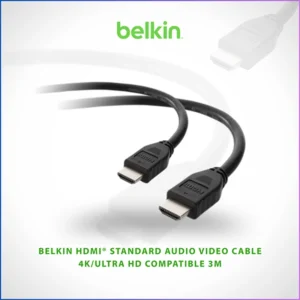 BELKIN HDMI® STANDARD AUDIO VIDEO CABLE 4K/ULTRA HD COMPATIBLE 3M