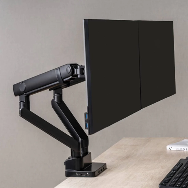 EPIC GAMERS STEALTH DUAL MONITOR ARM WITH DOCKING STATION - Image 3