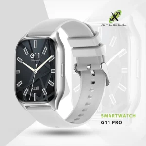 XCELL G11PRO SMARTWATCH SILVER FRAME GREY STRAP