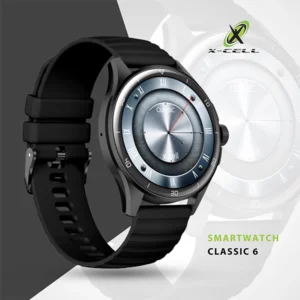 XCELL CLASSIC6 SMARTWATCH BLACK FRAME BLACK STRAP