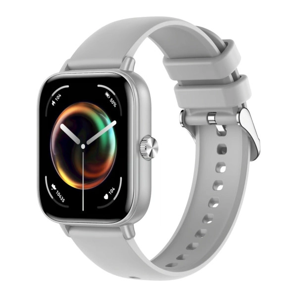 XCELL SMARTWATCH GREY FRAME GREY SILICONE STRAP - Image 2