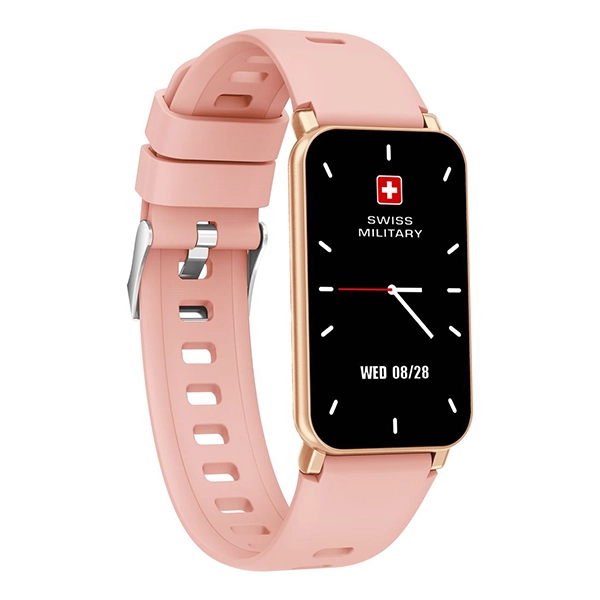 SM SMARTBAND COLOR DISPLAY HEART RATE MONITOR – PINK FRAME / PINK SILICONE STRAP - Image 2