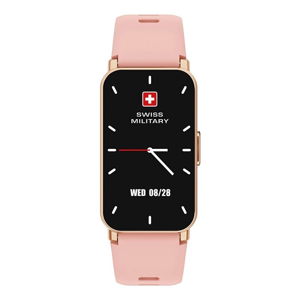 SM SMARTBAND COLOR DISPLAY HEART RATE MONITOR – PINK FRAME / PINK SILICONE STRAP - Image 3