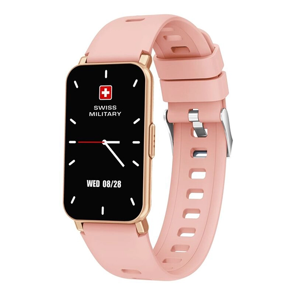 SM SMARTBAND COLOR DISPLAY HEART RATE MONITOR – PINK FRAME / PINK SILICONE STRAP - Image 4